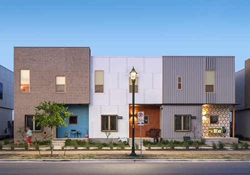 Row homes in Mueller neighborhood